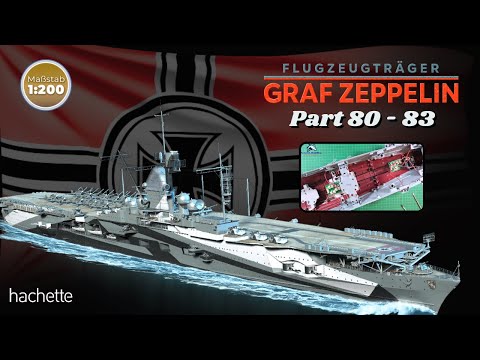 Hachette Aircraft Carrier Graf Zeppelin Part 80 - 83 - The Mechanics of the 15cm Guns!