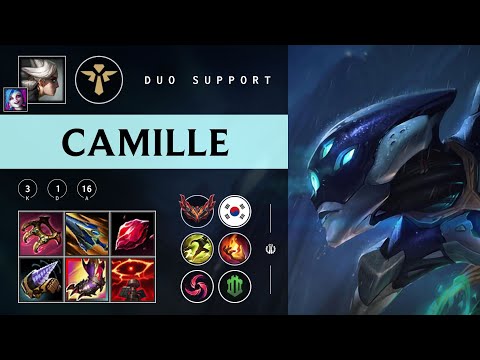 Camille Support vs Kennen - KR Grandmaster Patch 25.24