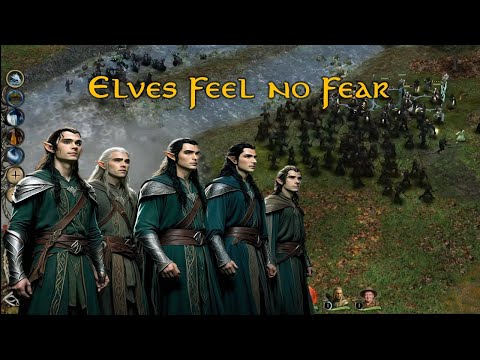 Elves of Imladris never stand down from a fight | Edain Mod 4.8.3