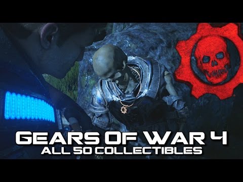 Gears of War 4 - ALL 50 Collectibles & COG Tags - Locations Guide - Completist Achievement