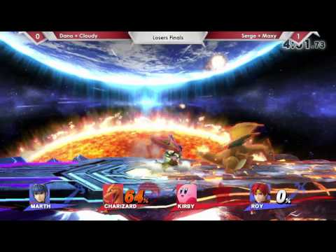 SP49 2v2 - Dano (Marth) & Cloudy (Roy) Vs. Serge (Charizard) + Maxy (Kirby) Losers Finals - Smash 4