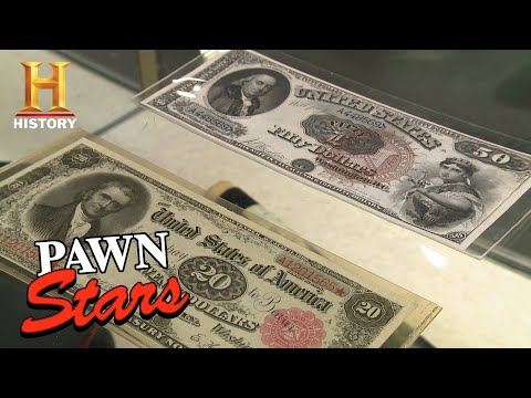 Pawn Stars: Owner Shocks Rick with Two Rare Legal Tender Notes (Season 13) | History