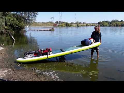 kanukassel-TV: LOIRE 2020 mit SUP-Board überStock und Stein und AKW-Wehre