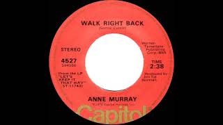 1978 Anne Murray - Walk Right Back