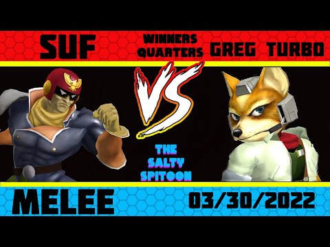 Salty Spitoon Melee #10 Winners Quarters 2 - Suf (falcon) vs Greg Turbo (fox)