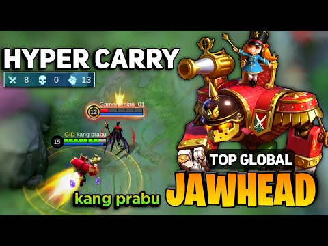 Hyper Jawhead Perfect Gameplay [ Top Global Jawhead Best Build ] By kang prabu - Mobile Legends