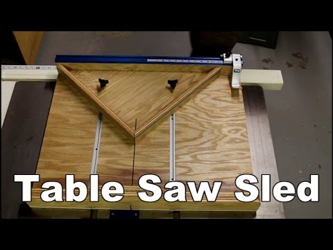 Table Saw Sled - Wassell Woodworking