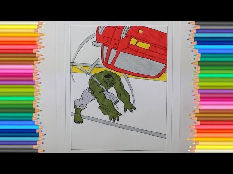Hulk Coloring Page - Hulk and Car Coloring Pages New