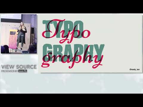 View Source 2018 - Mandy Michael - Text Experiments with CSS