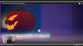 Reaction video for the Blood Harvest event in Chainsaw man Devil's Heart