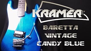 Video thumbnail for Kramer Baretta Vintage Candy Blue - Metal Sound Test - Neogeofanatic by NeoGeofanatic
