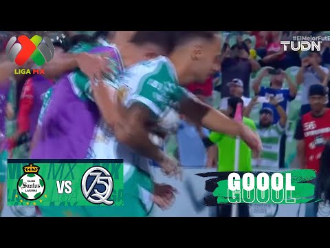 VILLALBA DOESN'T MISS! He converts the penalty | Santos 3-1 Querétaro | Liga MX - Matchday 15 Ape...
