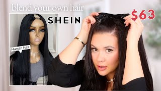 HOW TO PUT ON A V PART WIG THAT BLENDS IN WITH YOUR HAIR