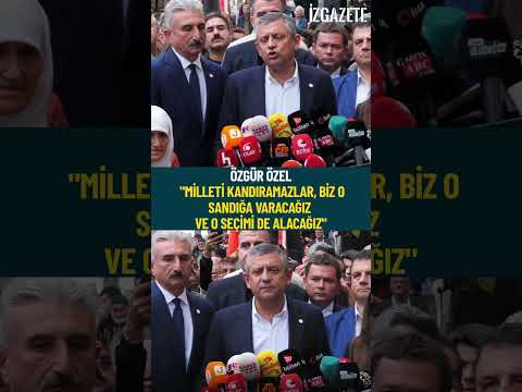 Özgür Özel: "Milleti kandıramazlar, biz o sandığa varacağız ve o seçimi de alacağız" #özgürözel