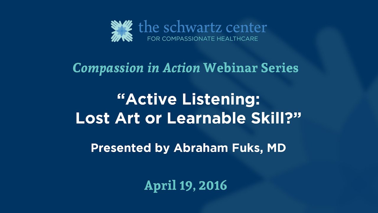 Active Listening: Lost Art or Learnable Skill?