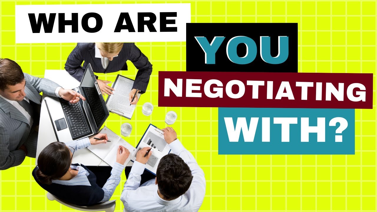 Reading Your Negotiation Counterpart - The 3 Types of Negotiators