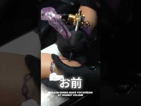 Kurapika Chains Hand Tattoo
