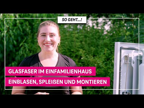 Telekom Glasfaser-Hausanschluss: Wie kommt die Glasfaser ins Einfamilienhaus?
