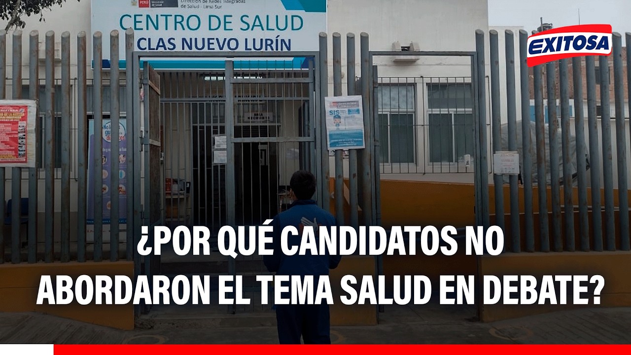 🔴🔵 Elecciones 2026: ¿Por qué los candidatos NO ABORDARON el tema SALUD en el debate presidencial?