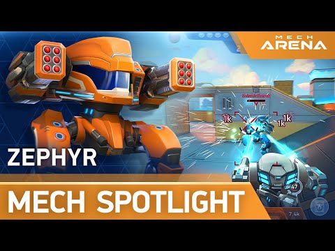 Mech Arena | Mech Spotlight |  Zephyr