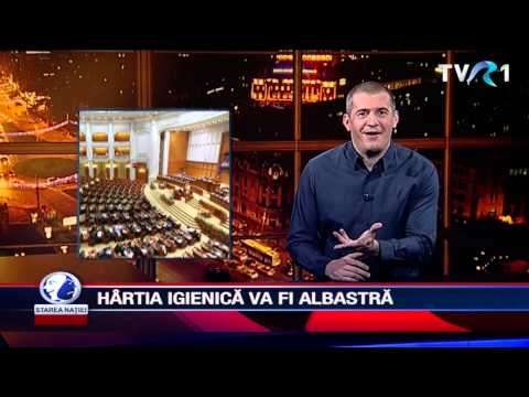 HÂRTIA IGIENICĂ VA FI ALBASTRĂ