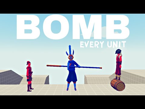 Bomb Thrower & Barrel Roller Vs Every Unit | TABS | Totally Accurate Battle Simulator | TABS Game