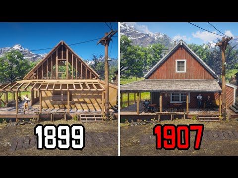 11 INCREDIBLE MAP CHANGES OVER TIME IN RDR2