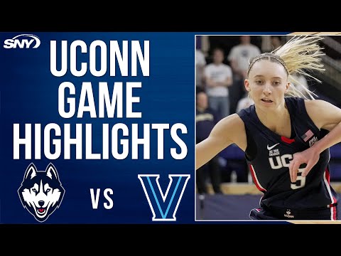 UConn vs Villanova (1/5) | UConn Women's Basketball Highlights | SNY