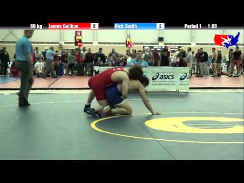James Gulibon vs. Nick Smith at 2013 ASICS University Nationals - FS