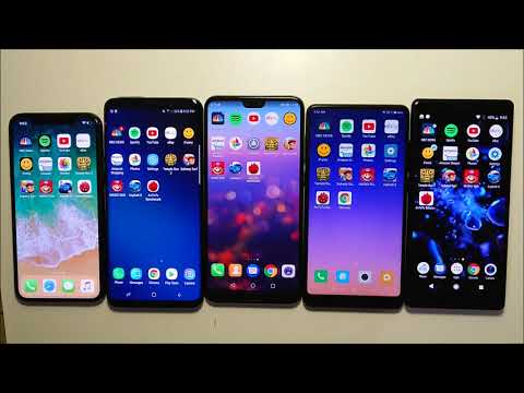 BATTERY TEST! Huawei P20 Pro vs Galaxy S9 Plus vs iPhone X vs Sony Xperia XZ2 vs Xiaomi Mi Mix 2S 🔥