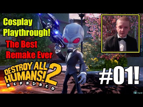 The Best Remake Ever! The Soviets Nuke The Furon Mothership-  Destroy All Humans 2 Reprobed Part 1