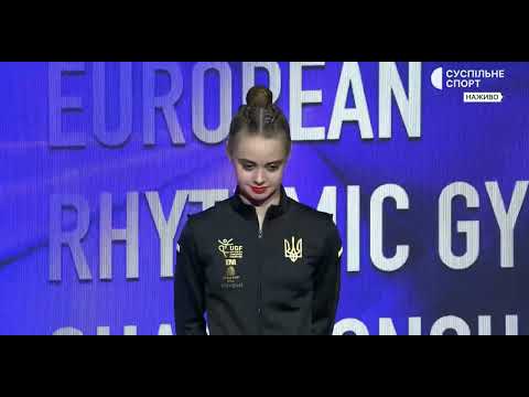 Award Ceremony - Individual All-Around - Taisiia Onofriichuk 🥇 - European Championships Tallinn 2025