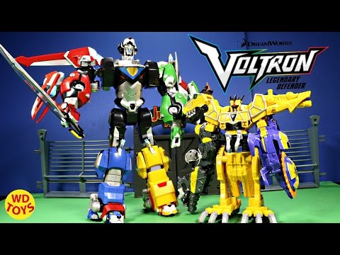 New Voltron Legendary Red Lion Vs Dino Super Charge Megazord Netflix Unboxing Jurassic Park
