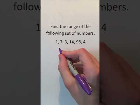 Finding the Range #Shorts #math #maths #mathematics #education #learn