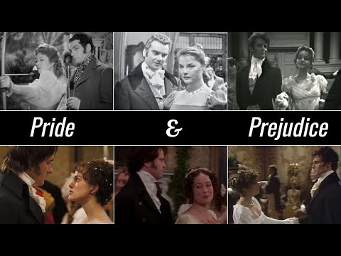 Lizzy's dance with Mr. Darcy - Pride & Prejudice (1940,1957,1967,1980,1995,2005)