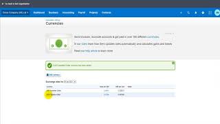 Multiple Currencies on Xero #xero #accounting