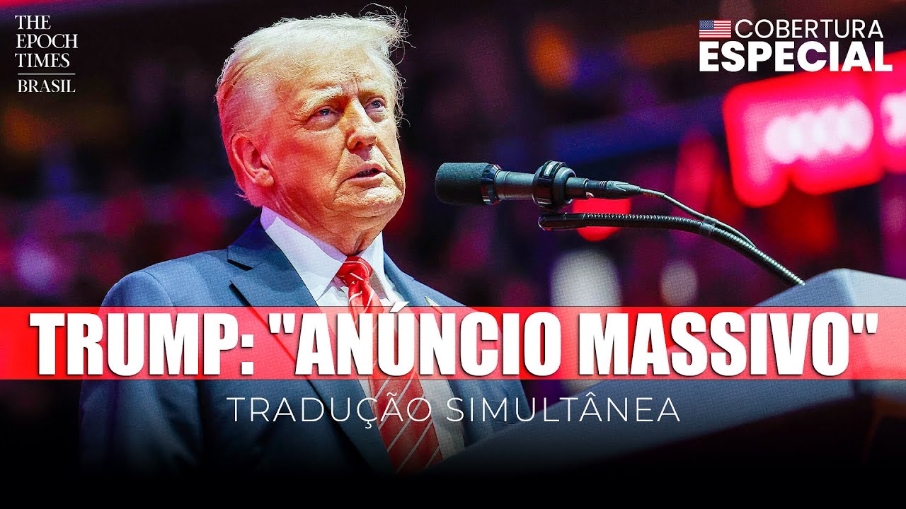 🔴 AO VIVO AGORA: Trump fala à imprensa sobre "anúncio massivo de infraestrutura"