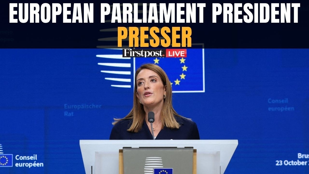 LIVE: European Parliament President Roberta Metsola holds News Conference | N18G
