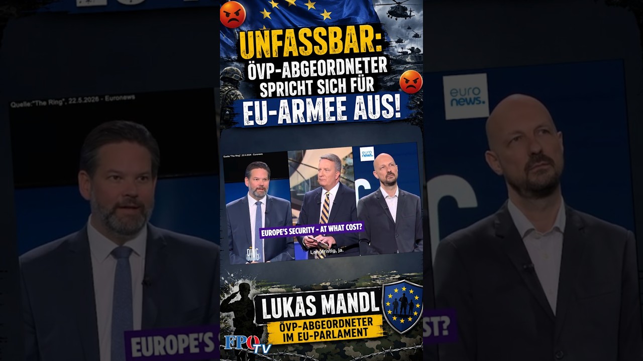 Unfassbar: ÖVP-Abgeordneter spricht sich für EU-Armee aus!😡