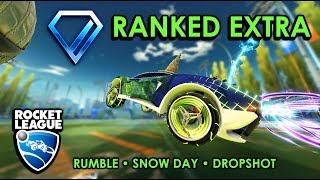 Diamond Ranked Rocket League EXTRA MODES w/ Zumwar + Crate Openings!!