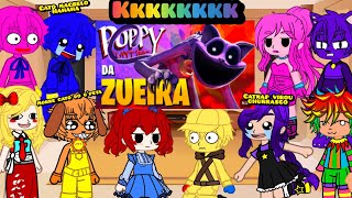 Poppy Playtime react FUGINDO DAS GARRAS DO CATNAP - Poppy Playtime da Zoeira 😂❤️ Chapter 5