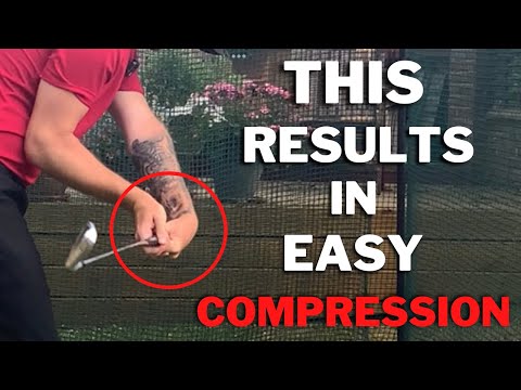 POINT YOUR KNUCKLES DOWN For Easy Compression & Longer Drives