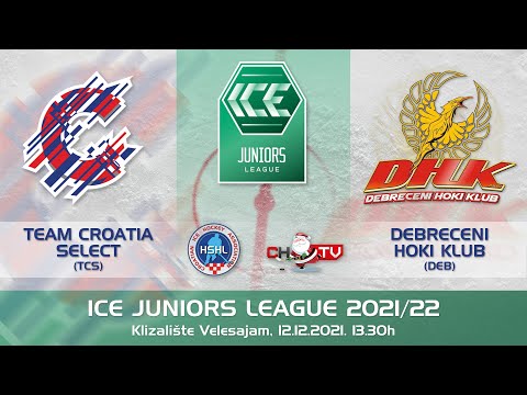 Highlights - ICE JUNIORS LEAGUE 2021/22 - Team Croatia Select vs Debreceni Hoki Klub