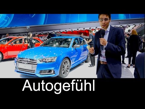 2016 Audi S4 REVIEW at IAA & A4 Avant with premium automotive interior special - Autogefühl Video