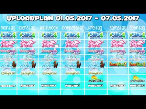 Uploadplan [01.05. - 07.05.2017]