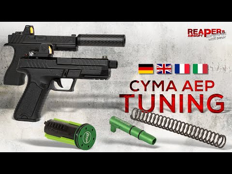 [Tech] Cyma AEP Tuning, (CM.131, CM.127, Novritsch SSE18) 6mm Airsoft/Softair - EN Subtitles