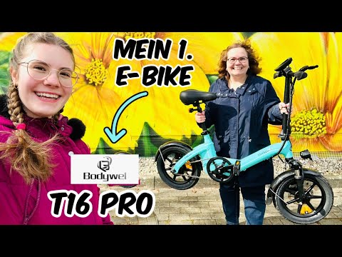MY 1ST E-BIKE 🚲 Bodywel T16 PRO Mini Folding E-Bike 🚲 Hannah and I test my new bike
