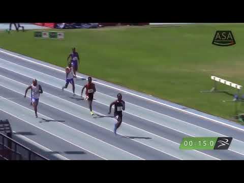 Clarence Munyai's 200m 19.69 South African record
