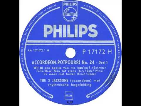 Three Jacksons   Accordeon Potpourri No 24 deel 1 1953