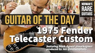 Video thumbnail for Guitar of the Day: 1975 Fender Telecaster Custom Mocha | Norman's Rare Guitars by Normans Rare Guitars